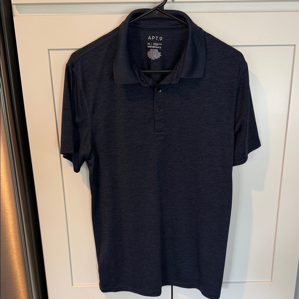 Apt. 9 Men's Dark Navy Performance Polo